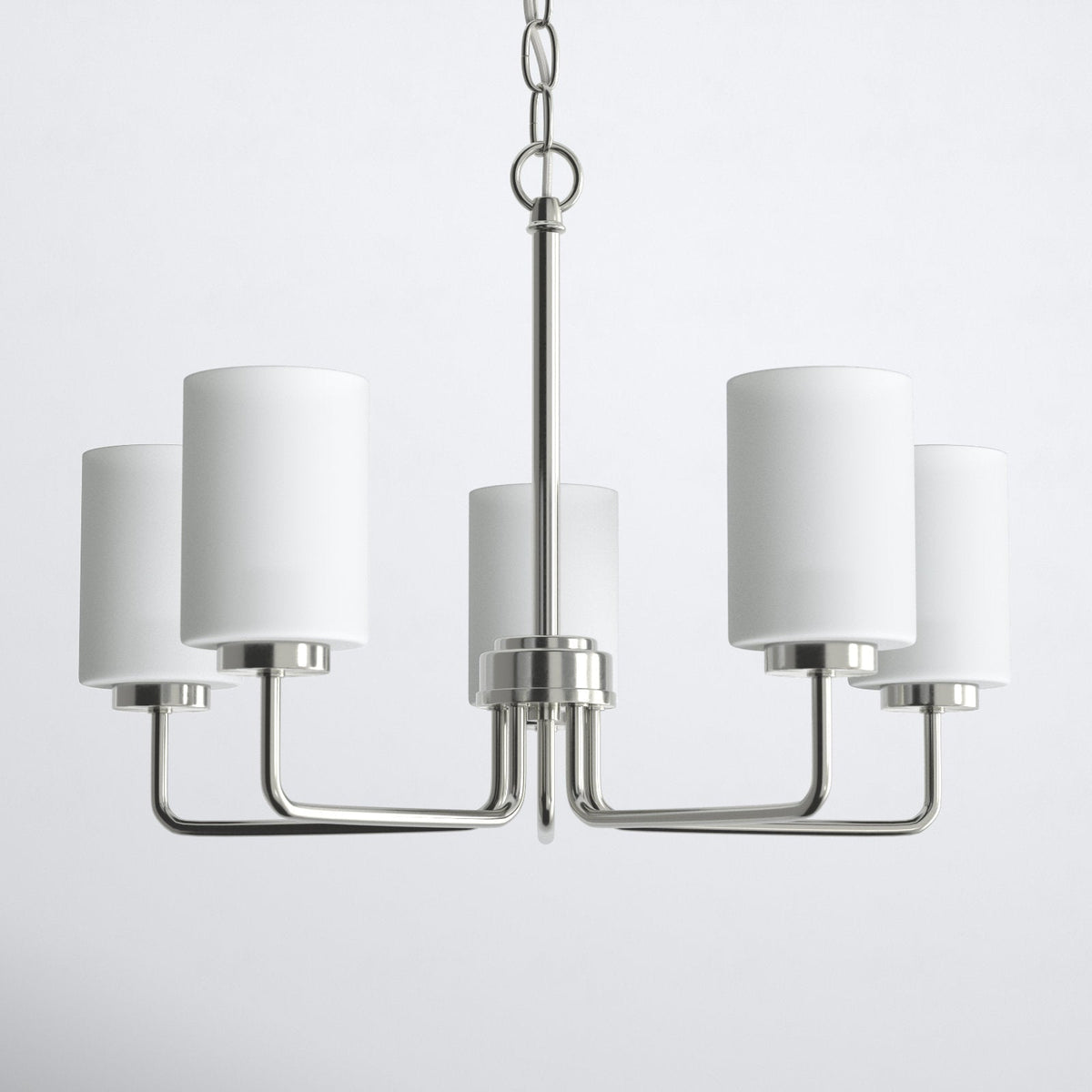 Neva Lustre Métal Noir Verre Minimaliste Moderne