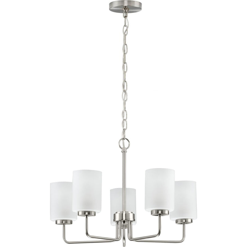 Neva Lustre Métal Noir Verre Minimaliste Moderne