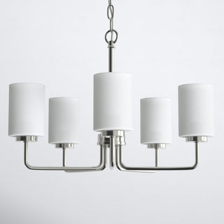 Neva Lustre Métal Noir Verre Minimaliste Moderne