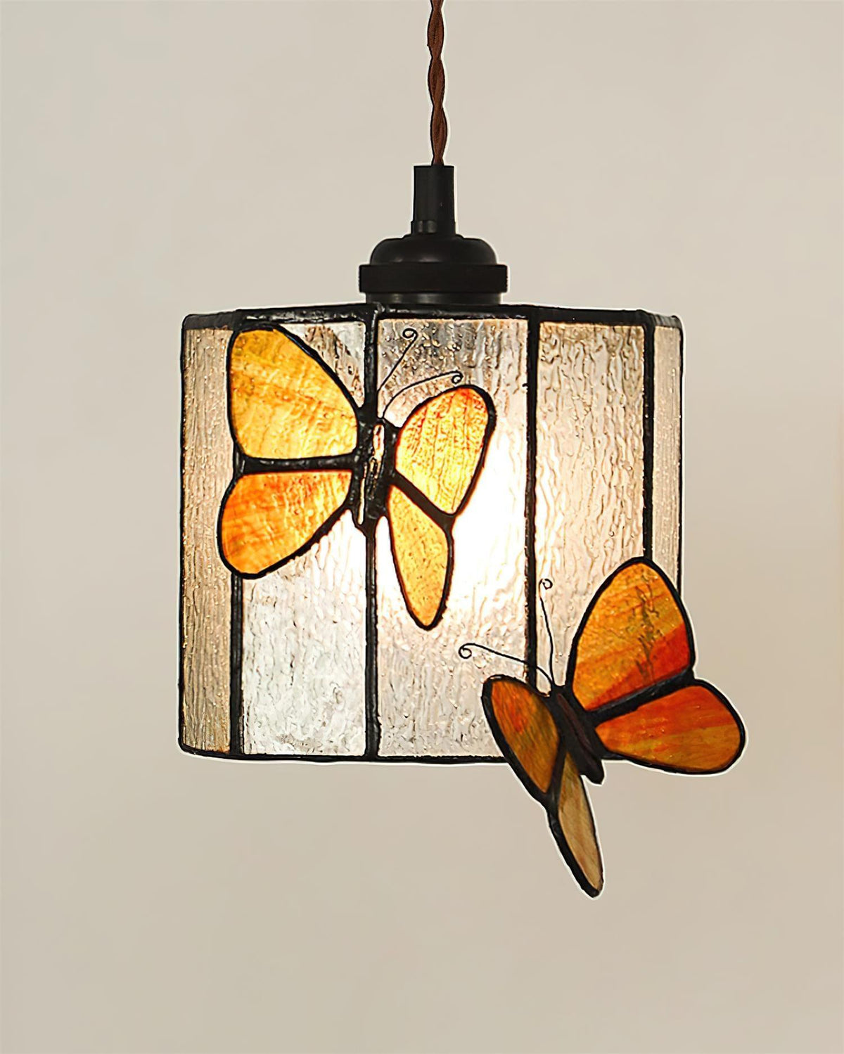 Briandy Tiffany Pendant Light Glass-Neutral Decor