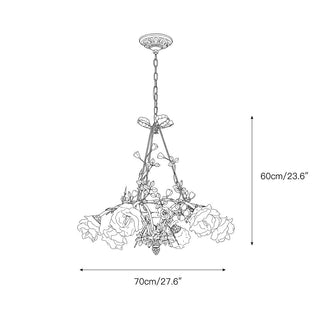 Caleira Lustre Rose