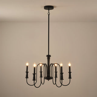 Volo Lustre Métal Bois Luxe Postmoderne