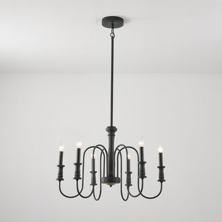 Volo Lustre Métal Bois Luxe Postmoderne