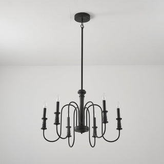 Volo Lustre Métal Bois Luxe Postmoderne