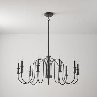 Volo Lustre Métal Bois Luxe Postmoderne