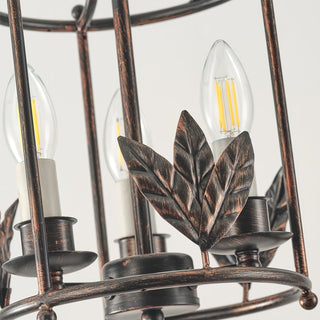 Hylite Suspension Lanterne Métal Doré Industrielle Vintage