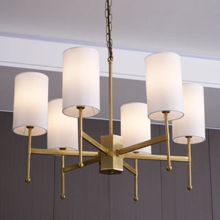 Ulcarisra Lustre en Tissu Vintage en Laiton