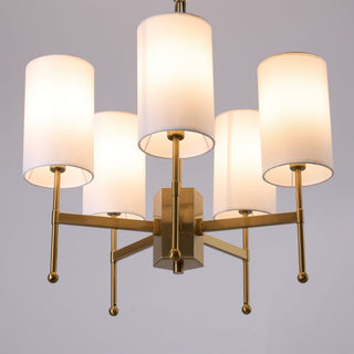 Ulcarisra Lustre en Tissu Vintage en Laiton