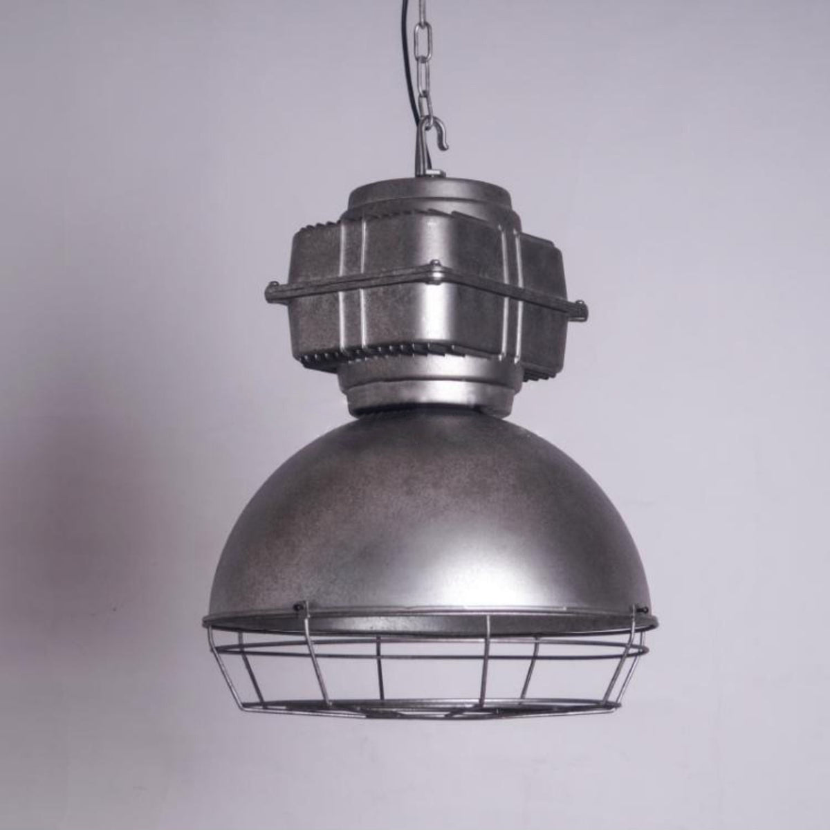 Astra Suspension Métal Brillant Industrielle Vintage