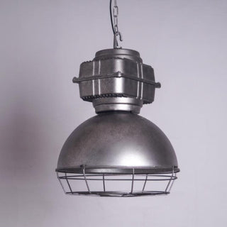 Astra Suspension Métal Brillant Industrielle Vintage