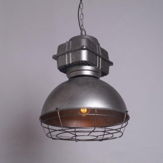 Astra Suspension Métal Brillant Industrielle Vintage