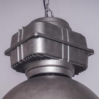 Astra Suspension Métal Brillant Industrielle Vintage