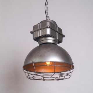 Astra Suspension Métal Brillant Industrielle Vintage