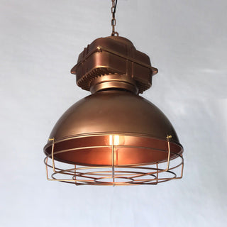 Astra Suspension Métal Brillant Industrielle Vintage