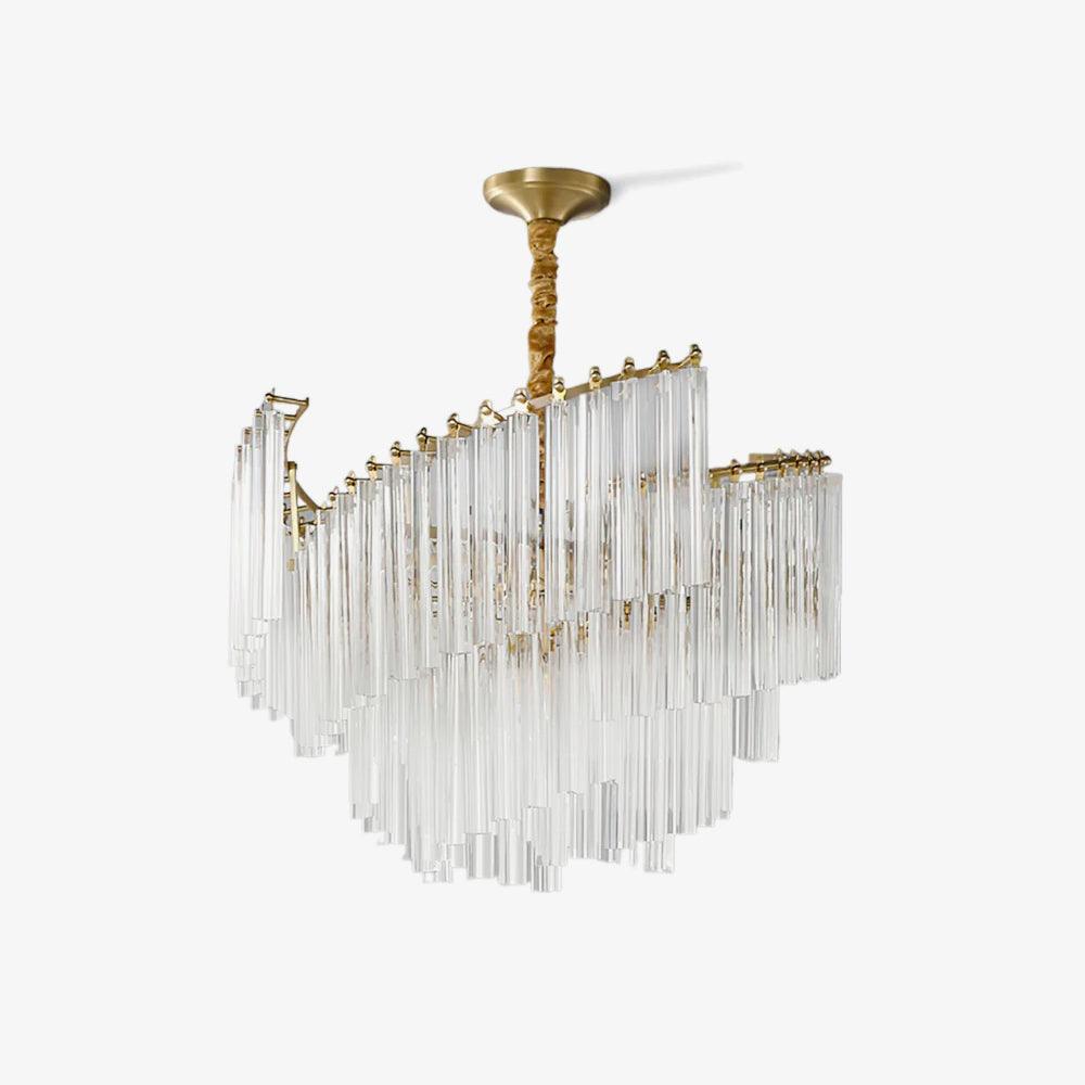 Galalis Lustre Postmoderne de Luxe en Cristal Brinicle