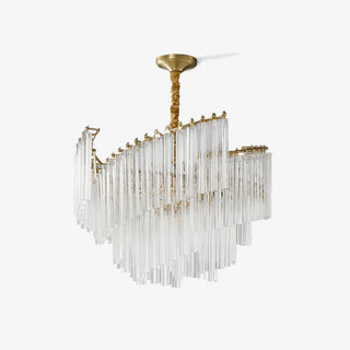 Ilsoris Lustre Postmoderne de Luxe en Cristal Brinicle