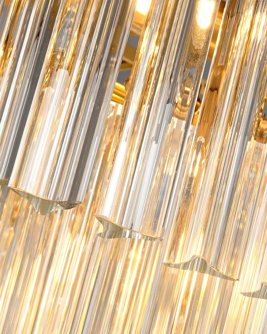 Galalis Lustre Postmoderne de Luxe en Cristal Brinicle