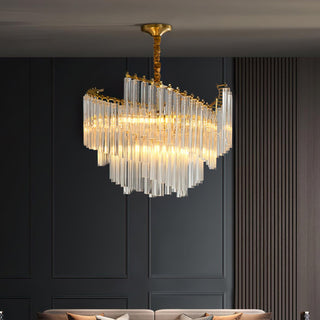 Ilsoris Lustre Postmoderne de Luxe en Cristal Brinicle
