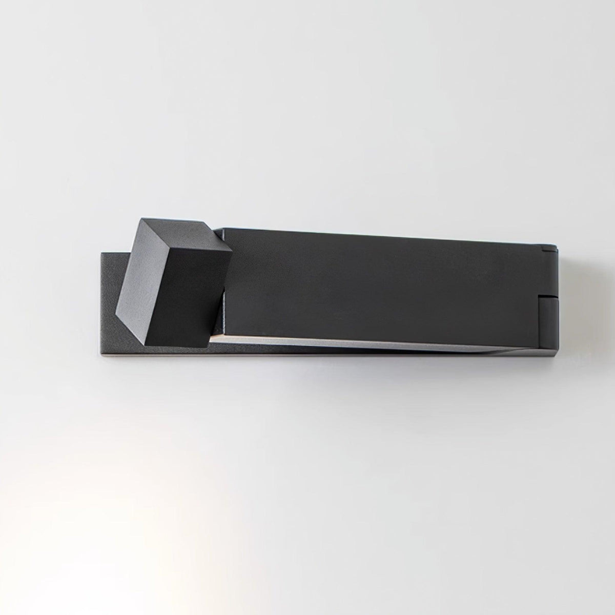 LED Wall Sconce Aluminum Alloy Body Matt Black Nickel Minimalist-Neutral Decor