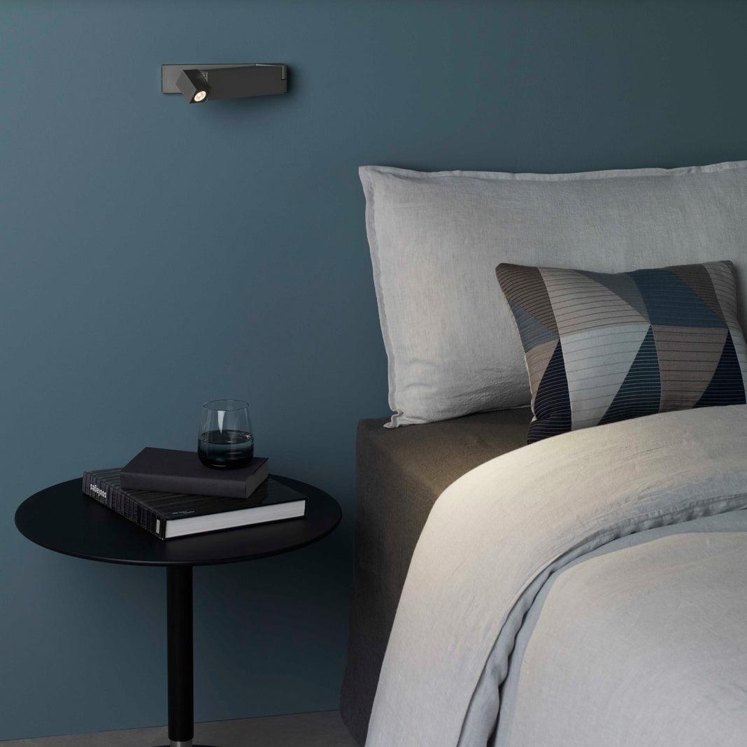 LED Wall Sconce Aluminum Alloy Body Matt Black Nickel Minimalist-Neutral Decor