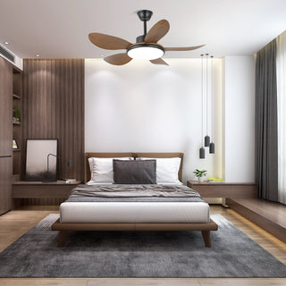Plafonnier Ventilateur Tirenor en Bois