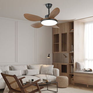 Plafonnier Ventilateur Tirenor en Bois