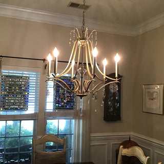 Lyra Lustre Cristal Cuivre Luxe Postmoderne