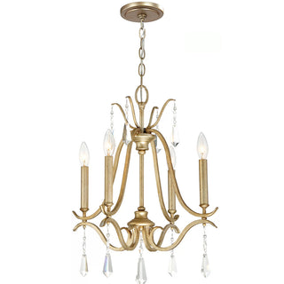 Lyra Lustre Cristal Cuivre Luxe Postmoderne