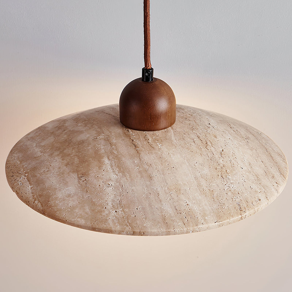 Luxen Pendant Lamp Travertine Minimalist-Neutral Decor