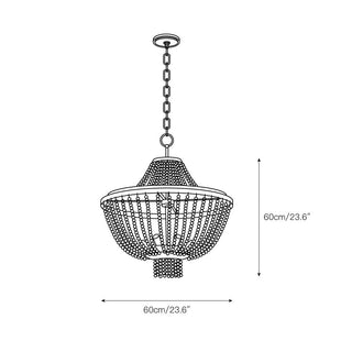 Vela Lustre Métal Bois Élégance Premium