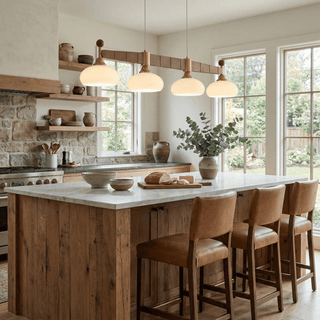 Brixton Oar Linear Pendant Lamp-Neutral Decor