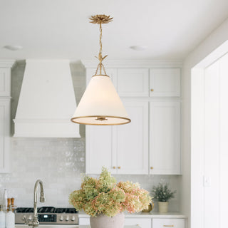 Aeon Suspension Métal Laiton Tissu Minimaliste Moderne