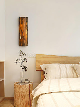 Lustra Lampe Murale Texture Écorce Rustique