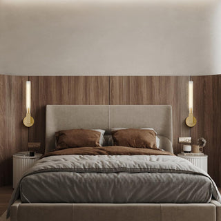 Arisha Nordique Métal Verre Intérieur Applique Murale Chambre à Coucher