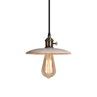 Metis Suspension Métal Travertin Beige Minimaliste Moderne