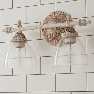 Orion Applique Murale Métal Verre Industrielle Vintage