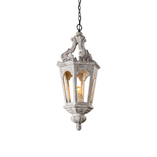 Seren Suspension Lanterne Luxe Postmoderne Élégance Bois Résine
