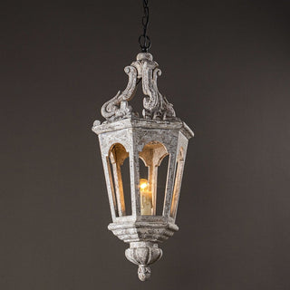 Seren Suspension Lanterne Luxe Postmoderne Élégance Bois Résine