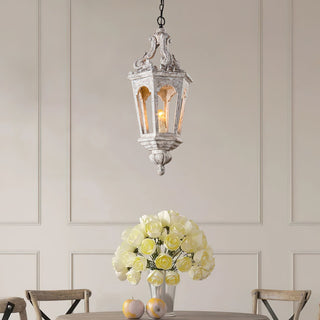 Seren Suspension Lanterne Luxe Postmoderne Élégance Bois Résine