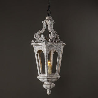 Seren Suspension Lanterne Luxe Postmoderne Élégance Bois Résine