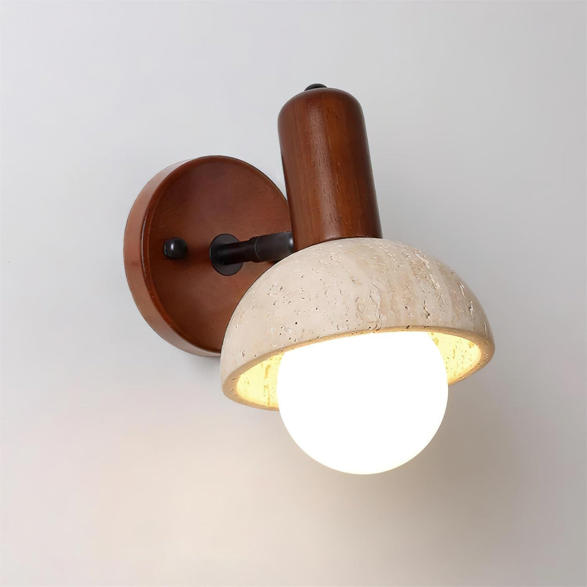 Oswin Travertine Wall Lamp-Neutral Decor
