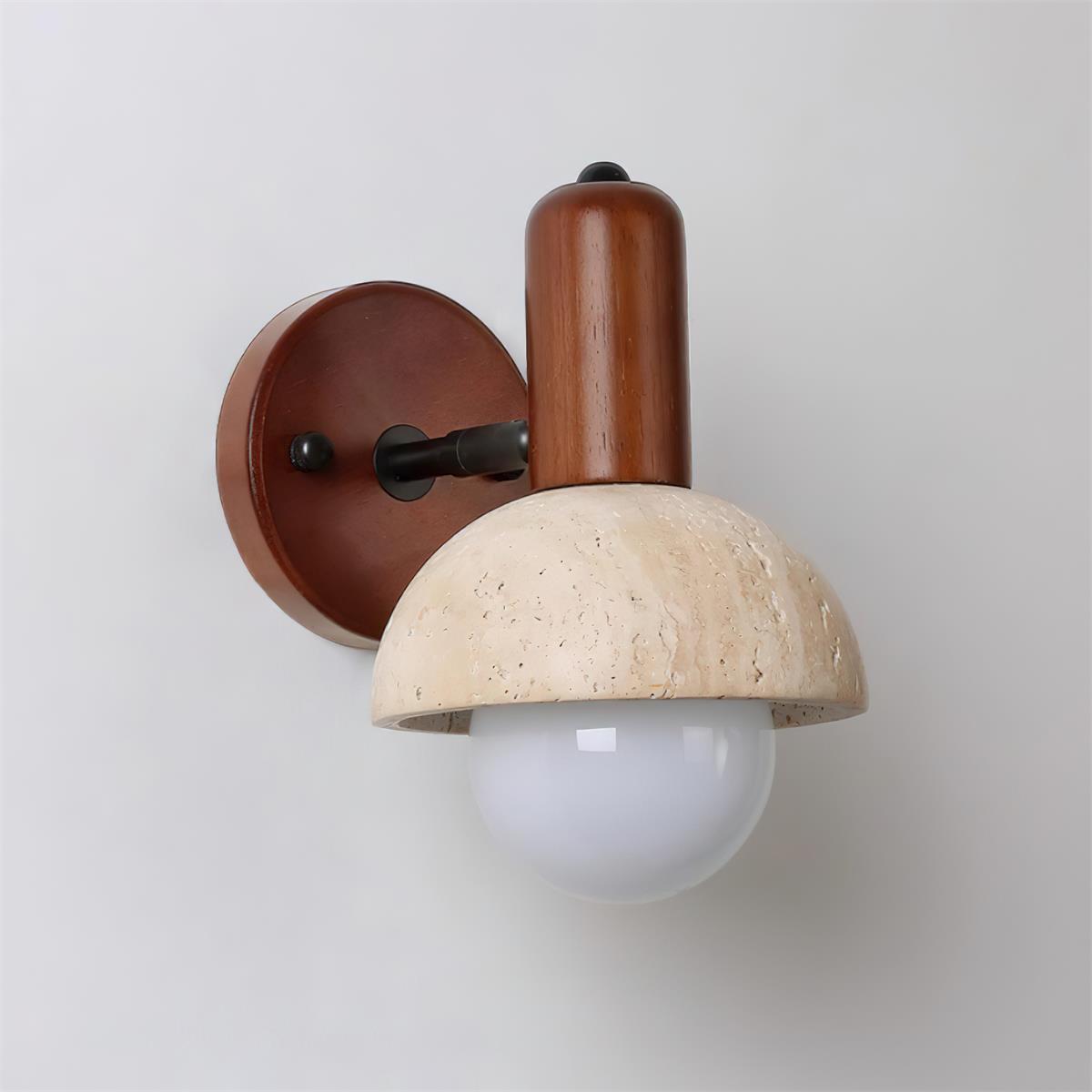 Oswin Travertine Wall Lamp-Neutral Decor