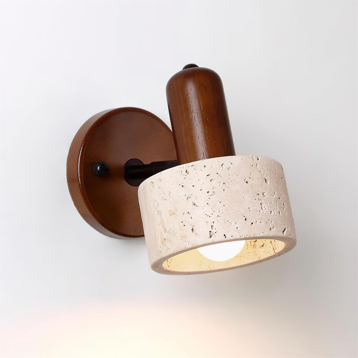 Oswin Travertine Wall Lamp-Neutral Decor