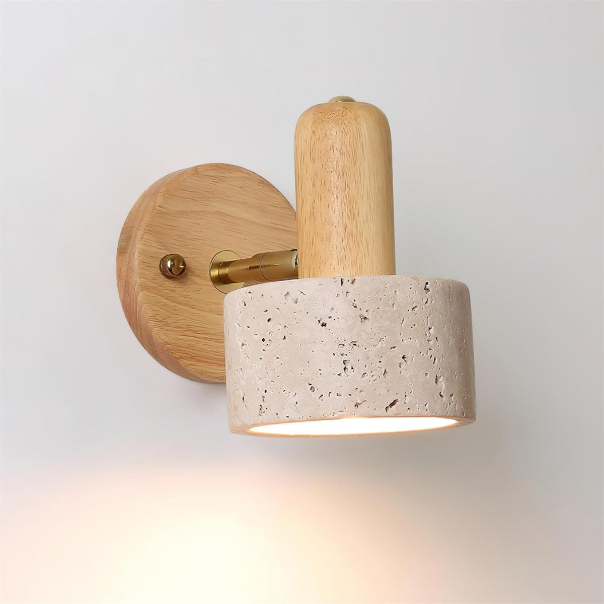 Oswin Travertine Wall Lamp-Neutral Decor