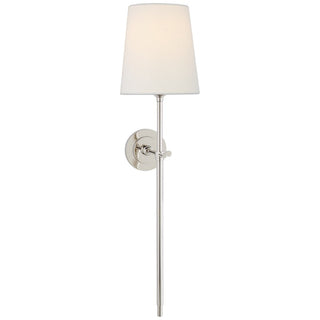 Theodore Applique Murale en Laiton et Tissu