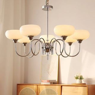 Arisha Vintage LED Métal Verre Lustre Salon