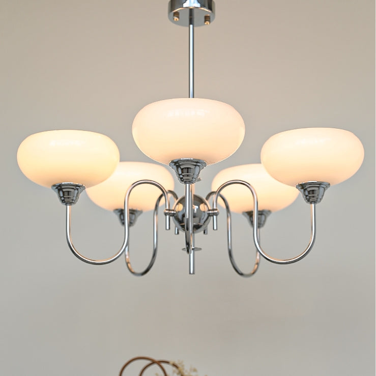 Arisha Vintage LED Métal Verre Lustre Salon