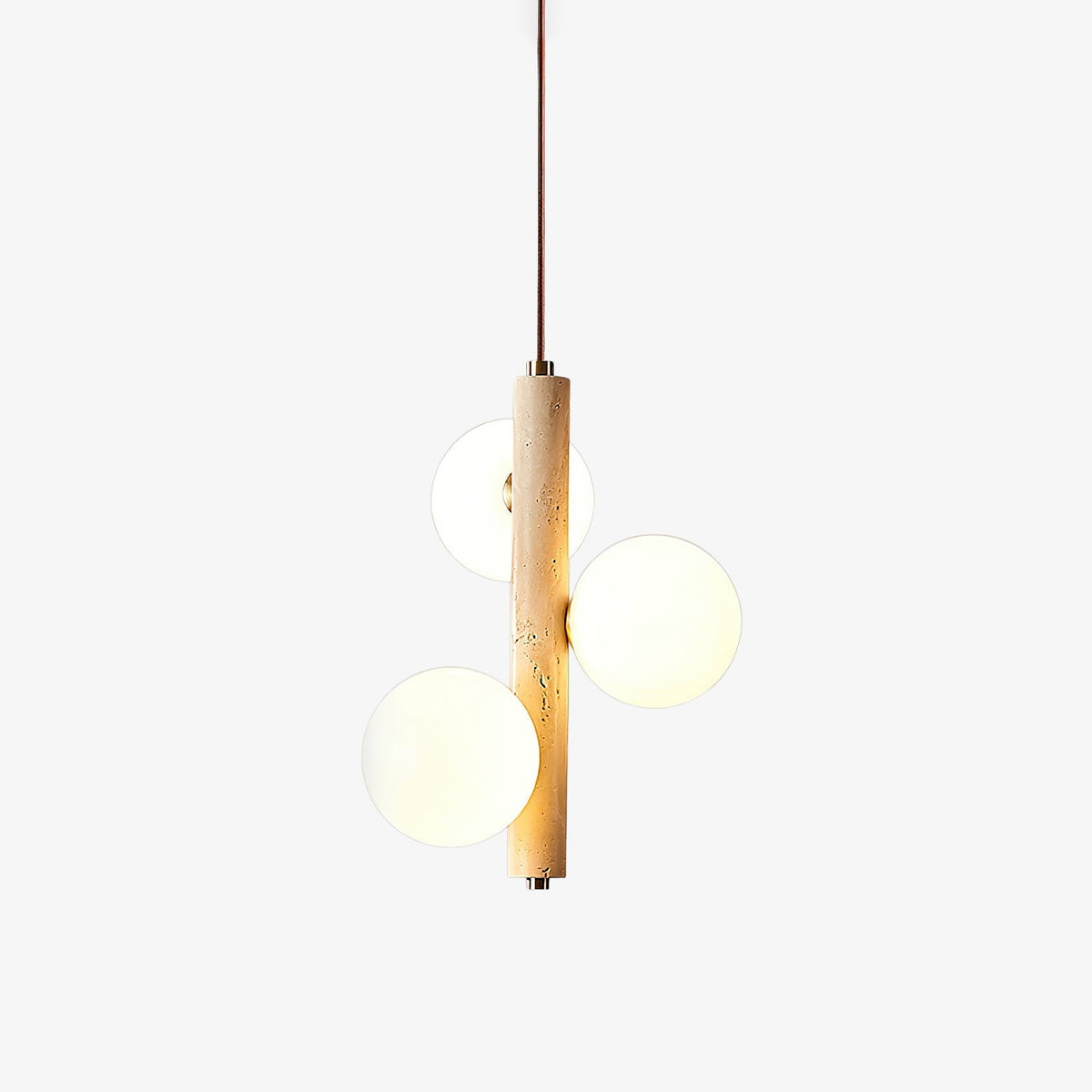 Aursorel Suspension en Travertin Multi-Globe