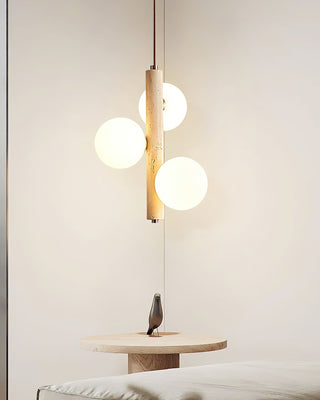 Aursorel Suspension en Travertin Multi-Globe