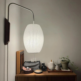 Lustra Applique Murale Boule en Noyer